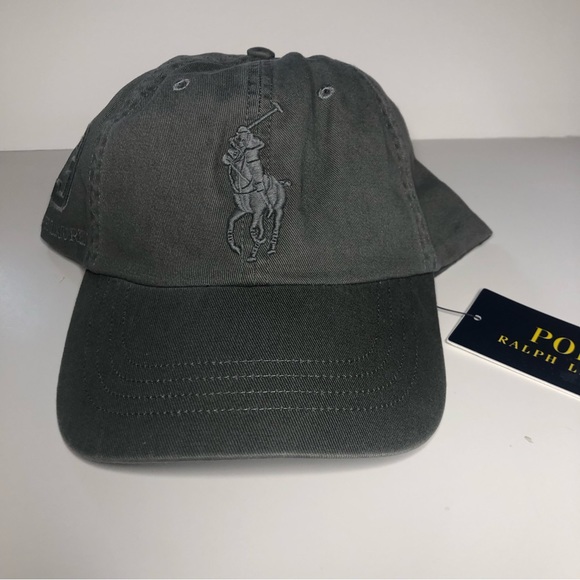 🧢NEW🧢 Polo Ralph Lauren Baseball Cap wi/ adj Leather Strap Closure -Authentic - Picture 2 of 7